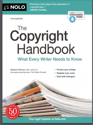 cover image of The copyright handbook : What every writer needs to know